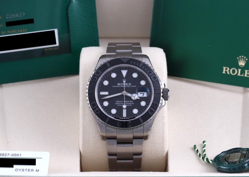 Rolex Unworn Yacht-Master 42 Titanium Box/Papers/Card 226627