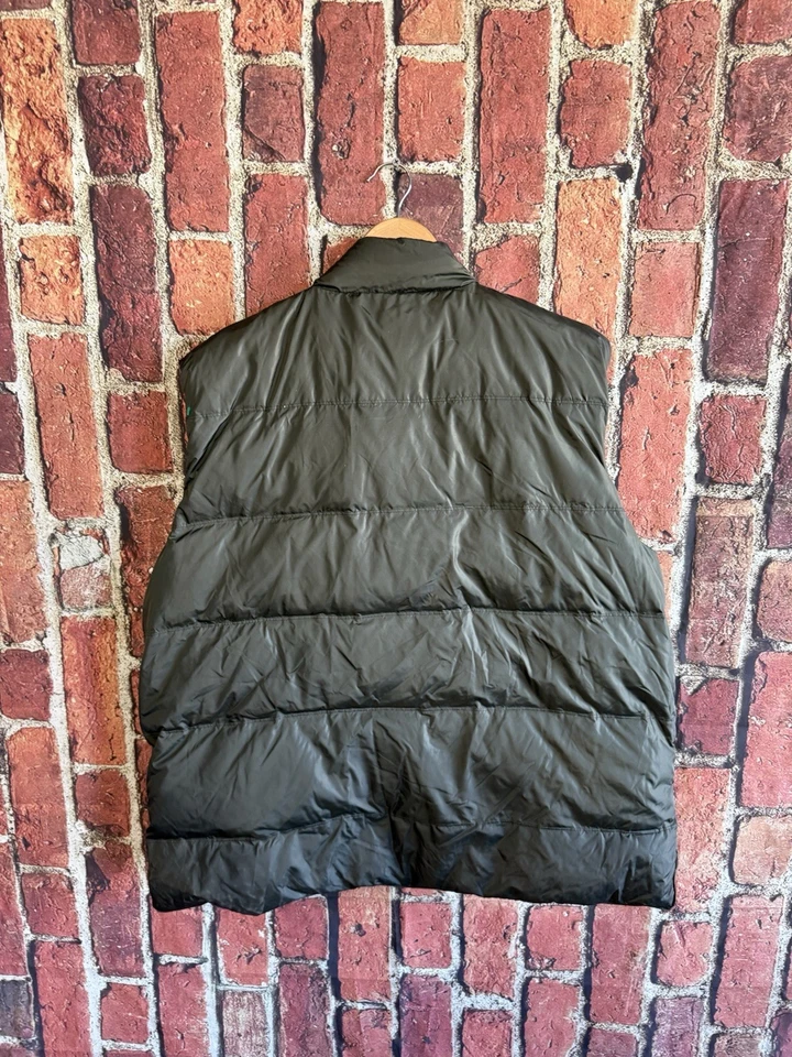 Orvis Mens Green Sleeveless Full Zip Outdoor Goose Down Vest Size XL - Image 2 of 3