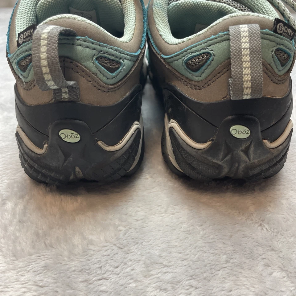 Oboz Sawtooth II Low Hiking Shoes Womens 9 Seafoam Green Waterproof Gorpcore - Image 4 of 4
