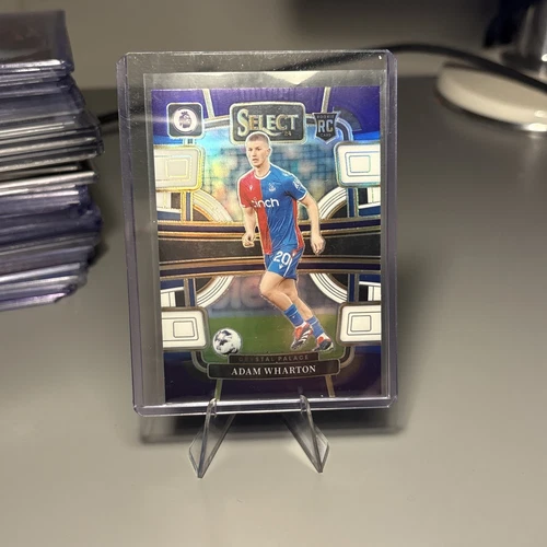 Adam Wharton 2023-24 Panini Select Premier League RC Purple White Prizm Palace