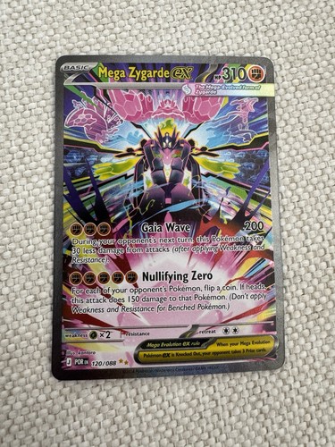Mega Zygarde ex 120/088 SIR Perfect Order English Pokemon Card NM