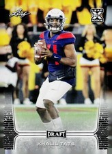 2020 Leaf Draft #46 Khalil Tate Arizona Wildcats