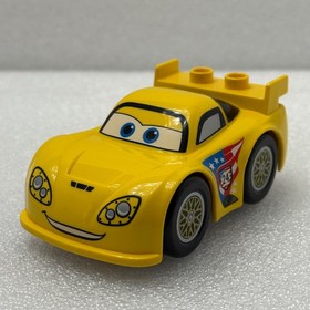 Lego Duplo Disney Movie Cars Race Car (ONLY) Vehicle Jeff Gorvette Yellow