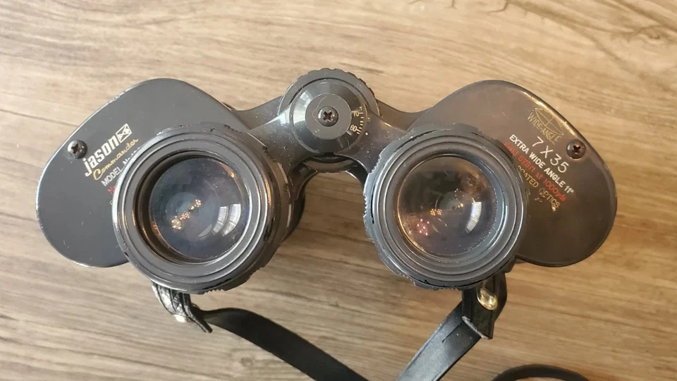 JASON COMMANDER MODEL 188 BINOCULARS 7 X 35 FIELD 578 ft. @ 1000 yds. NICE - Image 2 of 4