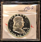 1962 P FRANKLIN LIBERTY BELL HALF DOLLAR UNITED STATES COIN 50 CENT