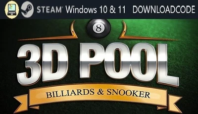 NEU PC Computer Spiel 3D Pool für Windows 10 11 STEAM Downloadcode Gamekey Email - Bild 1 von 4