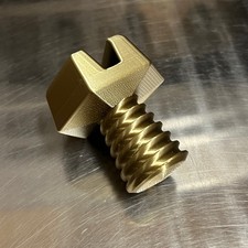 Ratchet and Clank Inspired Vintage Gold Bolt 3D Printed Replica Prop