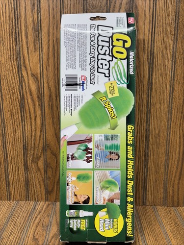 New As Seen On TV Motorized Go Duster Sealed Making Dusting Fast Easy And Fun - Picture 2 of 2