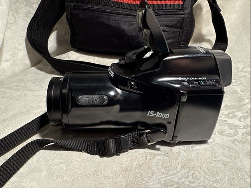 Olympus IS-1000 IS-1 35mm SLR w/ Strap, Case, Flash Zoom, Cap & Holder, Hot Shoe - Picture 6 of 9