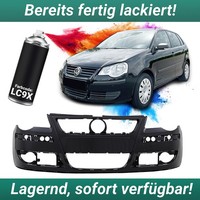 Lackiert LC9X Deep Black StoßStange Vorne FüR VW Polo 9N3 Facelift 05/2005-2009
