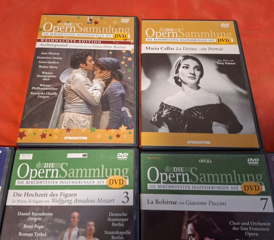 Die Opernsammlung DeAgostini - mit Weihnachtsedition - 10 DVDs - Sehr gut! - Bild 2 von 4