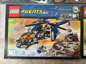 LEGO Agents 2.0 Instructions Manual Lot 8632 8969 8970 8971 Retired Sets