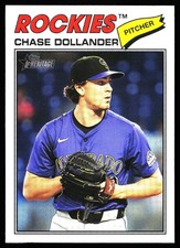2026 Topps Heritage -Base -  Chase Dollander #91