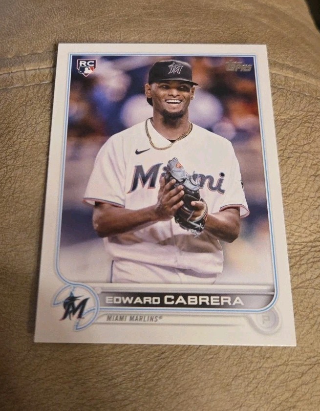 2022 Topps Series 2 Edward Cabrera SP Image Variation RC 566
