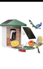 Bird Feeder with Camera with AI Identify Birds Species Solar Panel, Smart Bird H