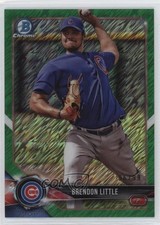 2018 Bowman Chrome Prospects Green Shimmer Refractor /99 Brendon Little 0q3