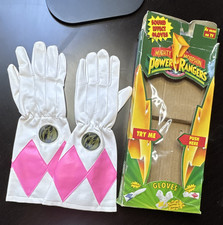 Mighty Morphin Power Rangers Pink Ranger Sound Effect Gloves w/ Box