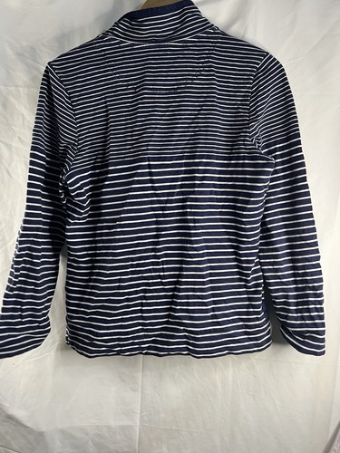 JOULES Jumper Women’s Size UK 14 Blue White Striped Tight Knit Sweatshirt - Bild 11 von 15