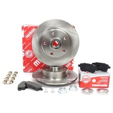 Bremsscheiben + Bremsbeläge hinten für RENAULT MEGANE CC / III, SCENIC III / Van