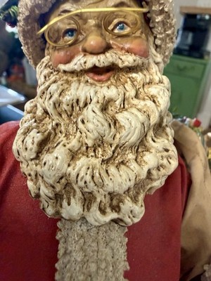 Clothtique Santa Claus Figurine by Possible Dreams Ltd 1988 With Tags