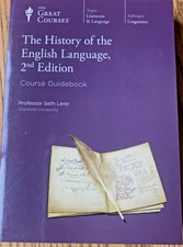 Great Courses: History of the English Language (DVDs + Guidebook) - NEW SEALED