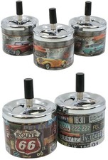 Windaschenbecher Drehaschenbecher Sturmaschenbecher 9x7cm aus Metall