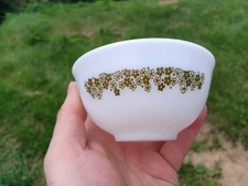 Vtg Pyrex Mini Custard Cups 770 Spring Blossom Crazy Daisy Rice Bowl HTF RARE