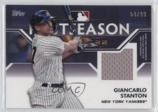2023 Topps Series 1 Postseason Performance Relics 54/99 Giancarlo Stanton 17ok