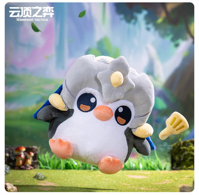 22cm LoL League of Legends PENGU FEATHERKNIGHT Stuffed Plush Doll Authentic 1PC