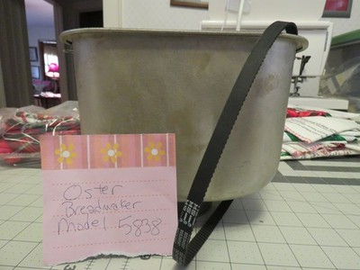 Oster Bread Maker Pan And Belt For Bread Machine Model 5838 Original Parts