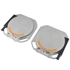 One Pair Durable Car Front End Wheel Alignment Turntable Turn Plates Tools