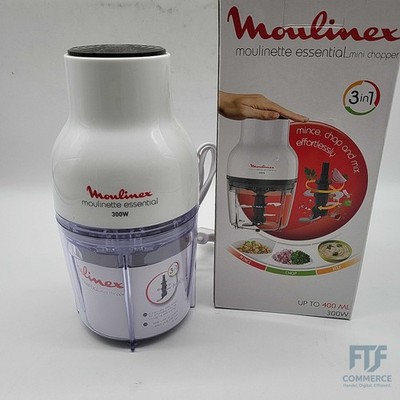Moulinex Moulinette Essential DJ5201 3-in-1 Zerkleinererer, Mixen und Schneiden,