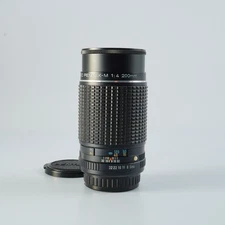 NEAR MINT SMC PENTAX M 200mm F/4 For Pentax K Prime Lens