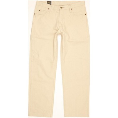 Lee Brooklyn  Herren Beige Straight Regular  Jeans W33 L29 (104420)