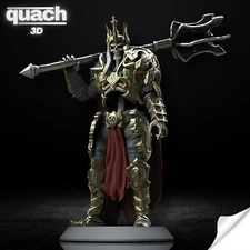 Leoric Figure (Pre Supported) Diablo Stl File 3D Printing, Diablo Stl 3D model d