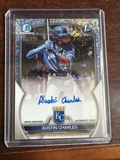 2023 Bowman - Chrome Prospect Autographs Speckle Refractor #CPA-AC Austin...