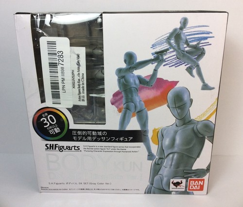 Bandai Figurine S.H.Figuarts Body Kun Male DX Set Grey Color Version - Picture 8 of 24