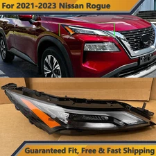 LED DRL Headlight w/ Halogen Signal for 2021 2023 Nissan Rogue Passenger Side RH