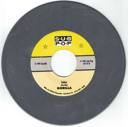 Gorilla "Detox Man" b/w "Sober" 7" Sub Pop Singles Club - Picture 3 of 5