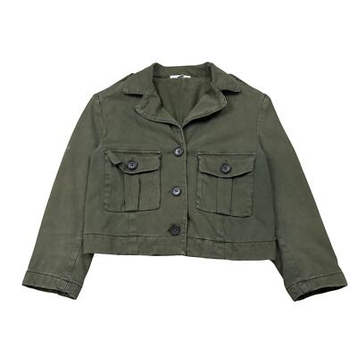 Standard James Perse Cropped Military Jacket Women's Medium