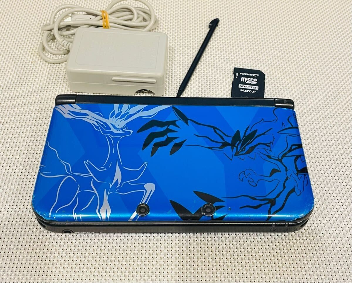 Nintendo 3DS LL XL Pokemon Limited Xerneas Yveltal Blue