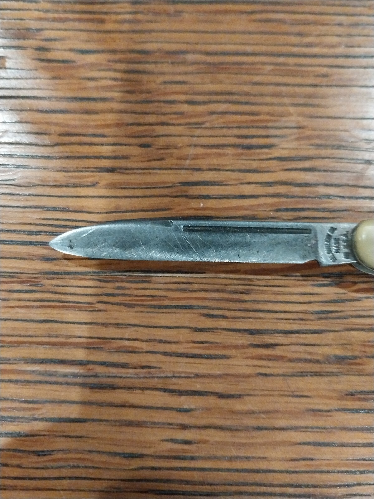 Vintage PAL CUTLERY Co USA PEN KNIFE 1 Blade Folding Pocket Knife MOP