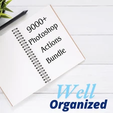 Premium Actions for Photoshop 9000+ Graphics Design Bundle Video Print Editing