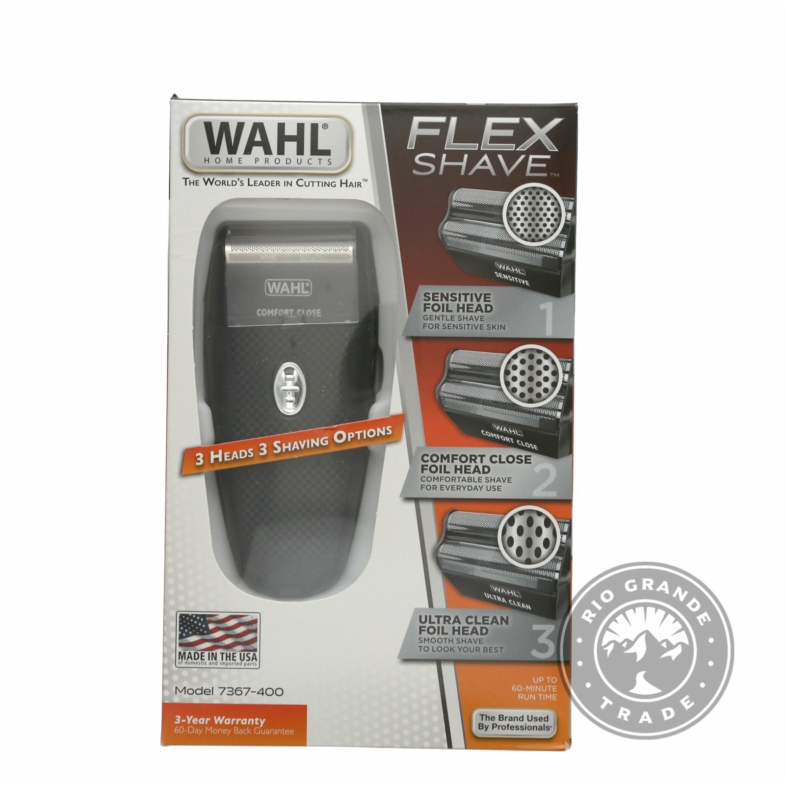 wahl flex shave rechargeable foil shaver