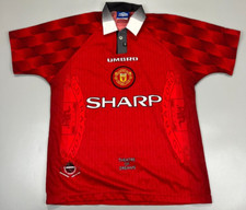Manchester United Home football shirt 1996 - 1998 Jersey Umbro Mens Size M
