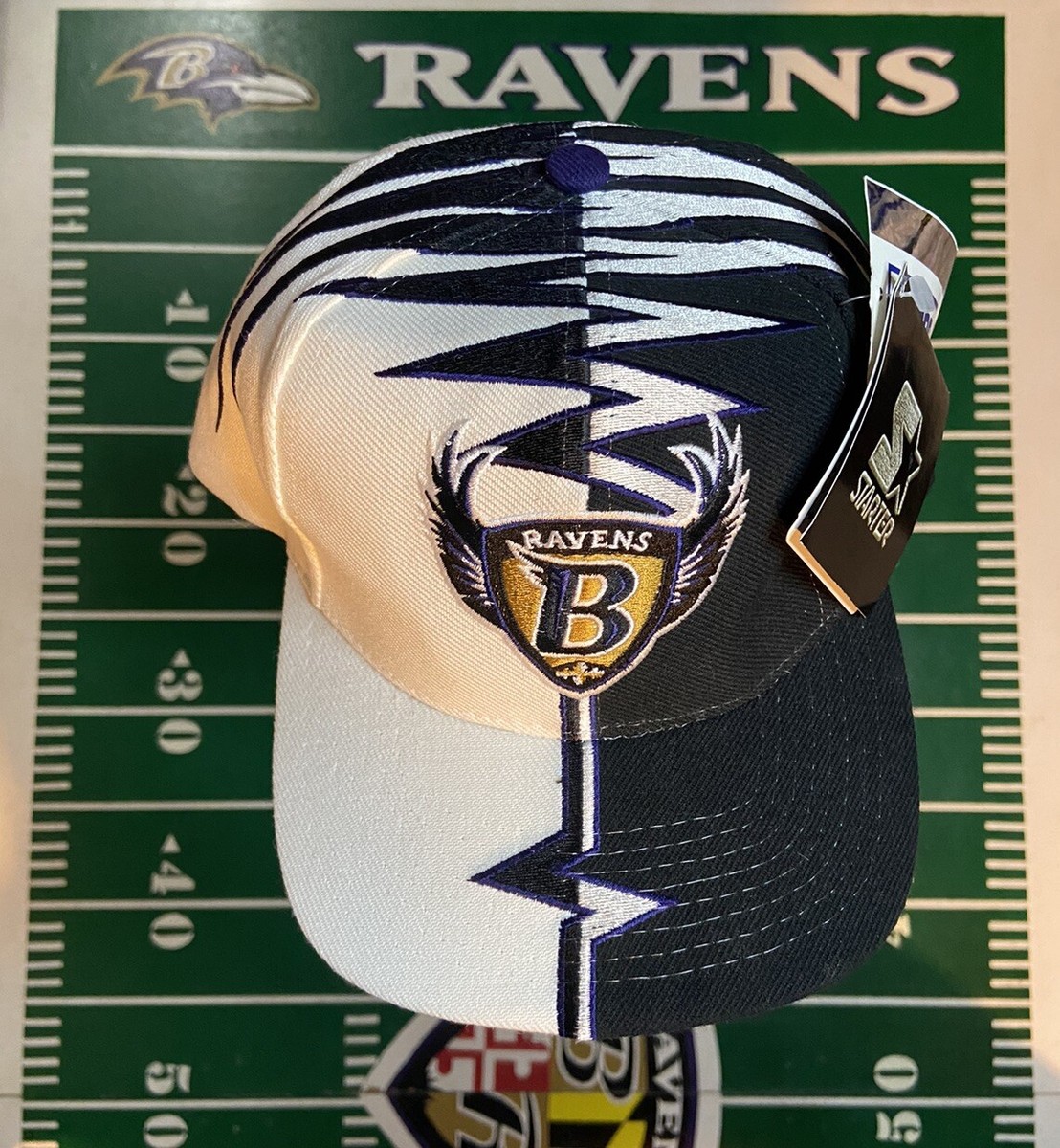 NDS Vintage 90's Baltimore Ravens Starter DOUBLE Shockwave