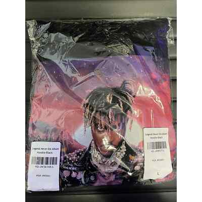 NEW Juice Wrld 999 Club Legends Never Die Album Cover Hoodie Black