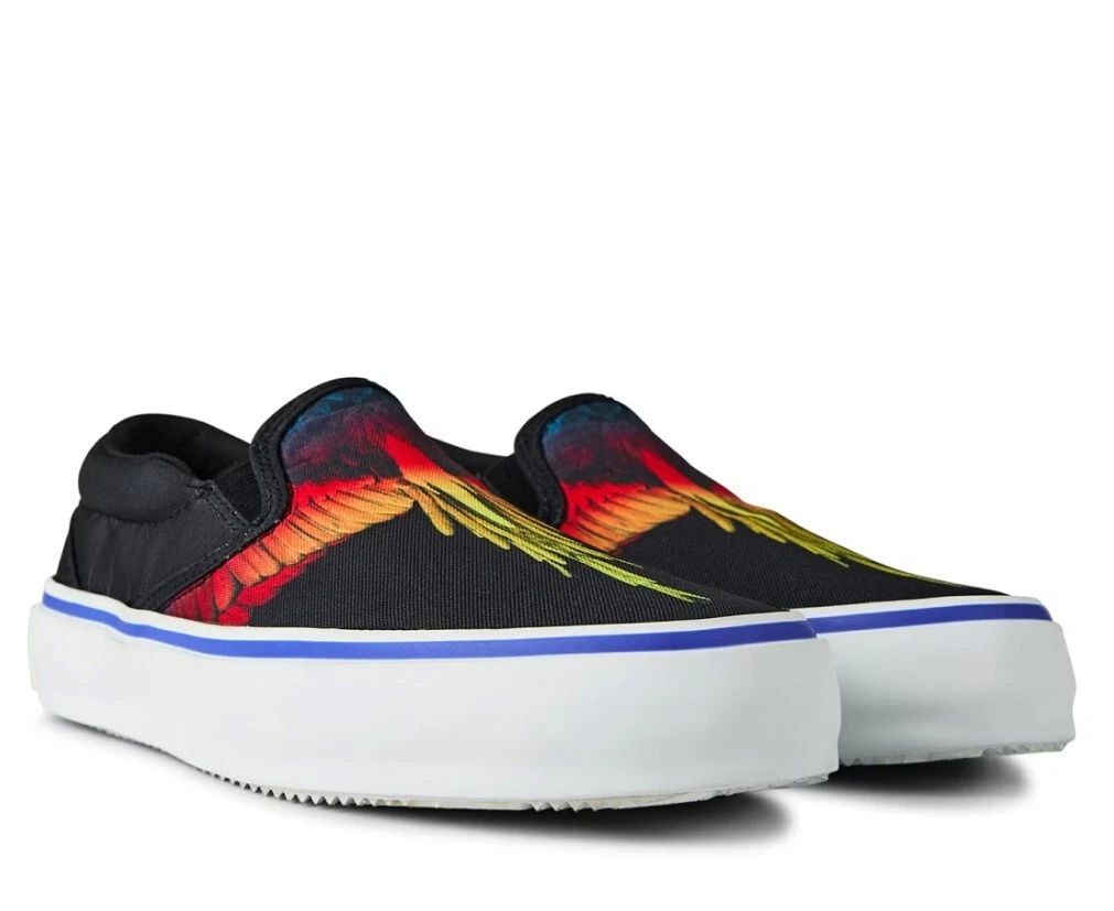 MARCELO BURLON ICON WINGS LOGO SLIP ON SNEAKERS SCARPE UOMO CMIA079S22FAB0011025