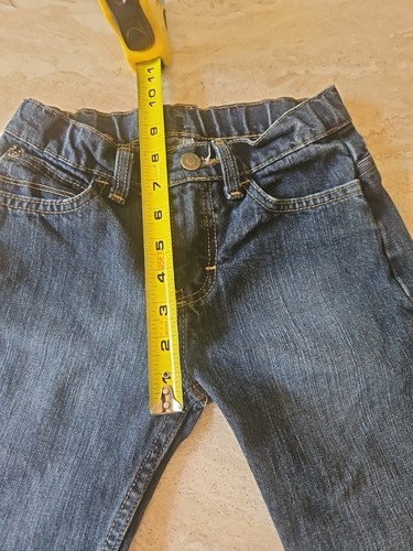 Boy's Wrangler Comfort Regular Fit Youth Size 8 Jeans Dark Wash - Picture 9 of 17