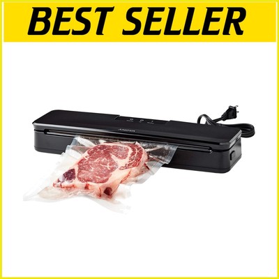 Expert Vacuum Sealer for Sous Vide & Food Storage - 10 Pre-Cut Bags Included